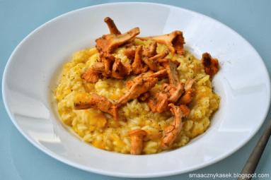 Risotto z dynią i kurkami