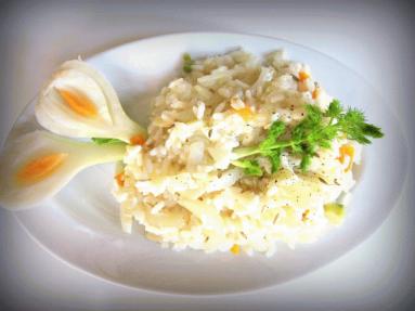 Risotto z koprem włoskim