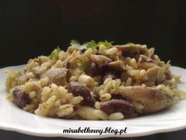 Risotto z kurczakiem i fasolą