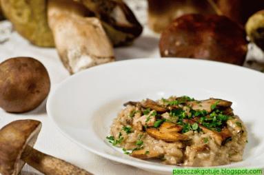 Risotto z kurczakiem i zielonym groszkiem