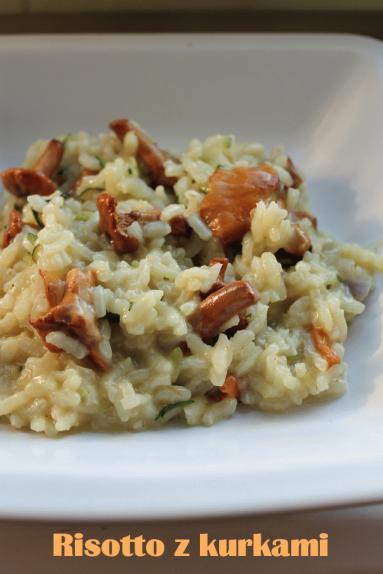 Risotto z kurkami 