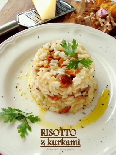 Risotto z kurkami