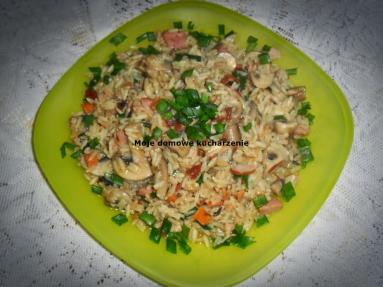 Risotto z pieczarkami