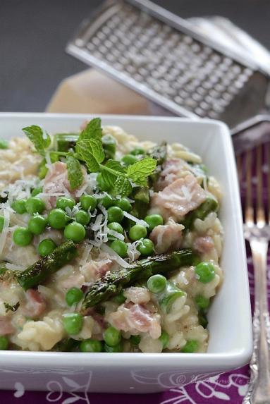 Risotto ze szparagami