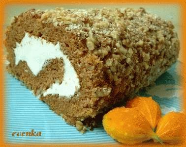 ROLADA  DYNIOWA  (Pumpkin roll)