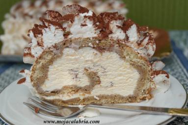 Rolada tiramisu- semifredo