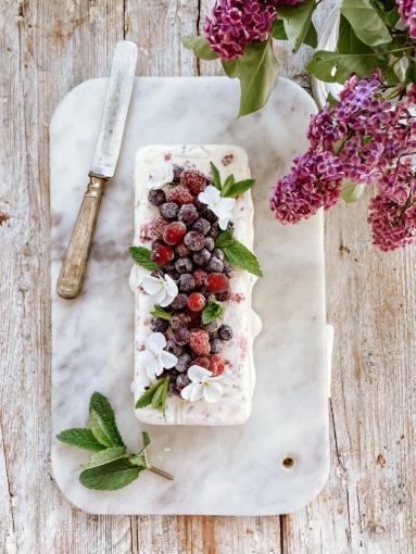 Semifreddo (z malinami)