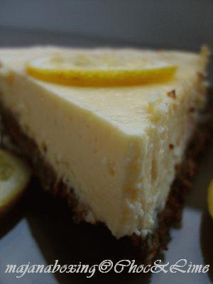 Sernik czekoladowo-cytrynowy (choc & lime cheesecake)