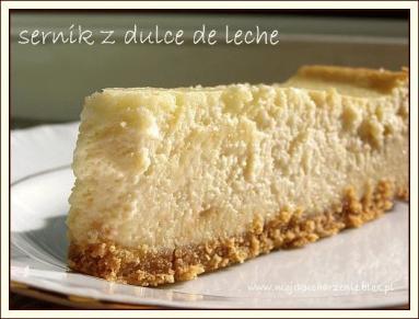 Sernik z dulce de leche  