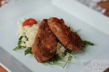 Smażone polędwiczki z kurczaka w pesto rosso ( na oleju rzepakowym )