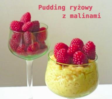 Śniadanie do łóżka #9: Pudding ryżowy z malinami