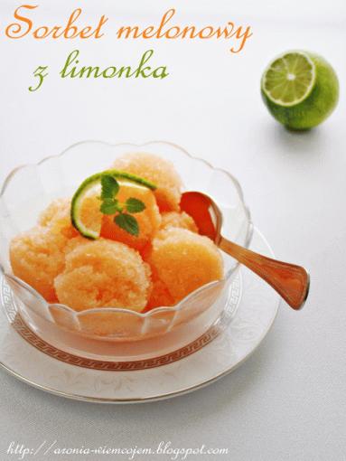 Sorbet melonowy z limonką