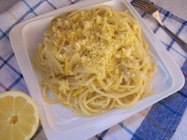 Spaghetti con  porri 