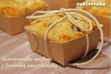 Staroświeckie muffiny z borówką amerykańską