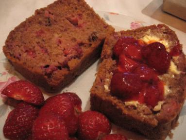 Strawberry Bread czyli chlebek z  truskawkami 