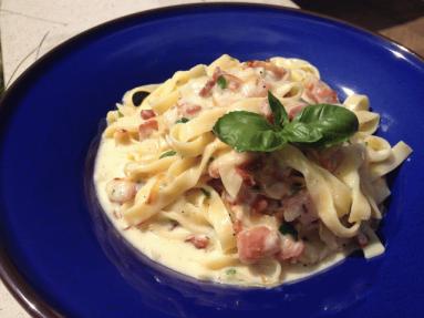 Tagliatelle a'la carbonara