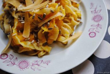 Tagliatelle z dynią curry