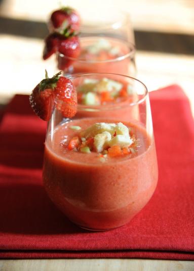 Truskawkowe gazpacho