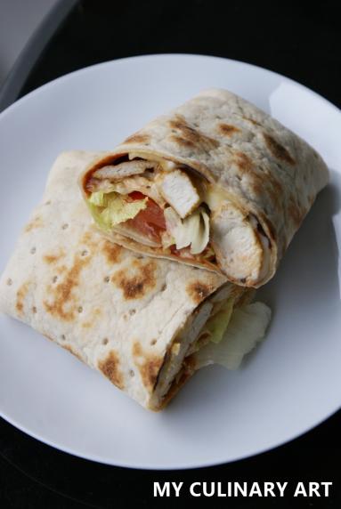 Twister z grillowanym kurczakiem (LOW FODMAP, bez glutenu, bez laktozy)