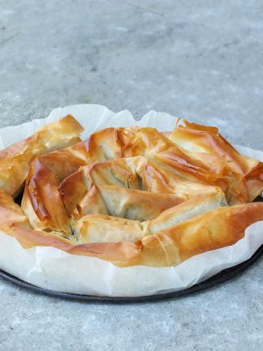 Wegańska spanakopita