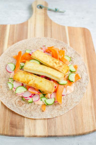 Wrapy z tofu à la bánh mì