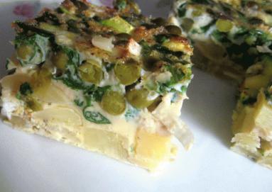 Zielona  frittata 