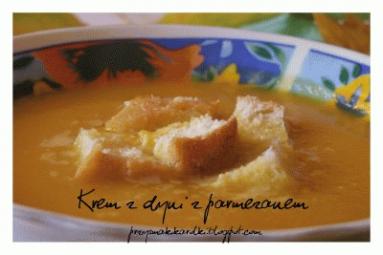 Zupa z dyni z parmezanem