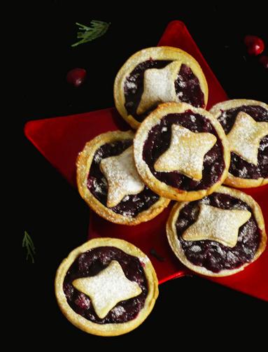 Żurawinowe babeczki "Mince pies"